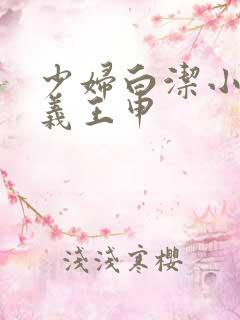 少妇白洁小说高义王申