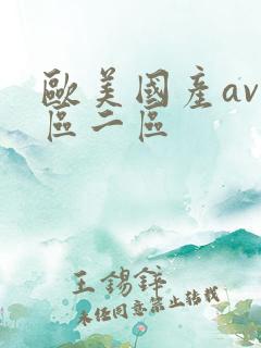 欧美国产av一区二区