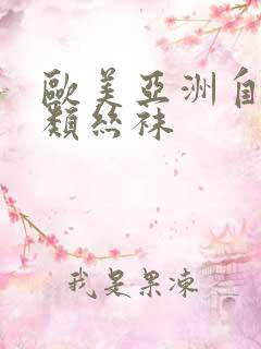 欧美亚洲自拍另类丝袜