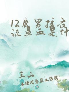 12岁男孩夜里流鼻血是什么原因