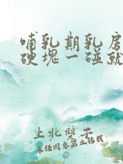 哺乳期乳房有个硬块一碰就疼