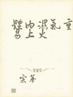 体内湿气重又容易上火