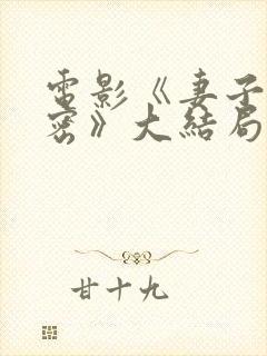 电影《妻子的秘密》大结局