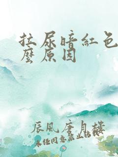 拉尿暗红色是什么原因