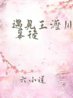 遇见王沥川花絮 幕后