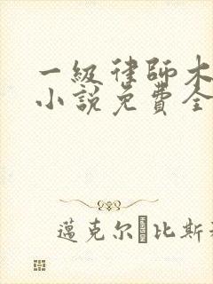 一级律师木苏里小说免费全文阅读一