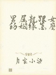 男属龙跟女属羊的姻缘怎么样