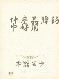 什么品牌的湿纸巾好用