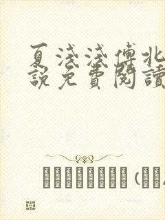 夏浅浅傅北宸小说免费阅读最新章节