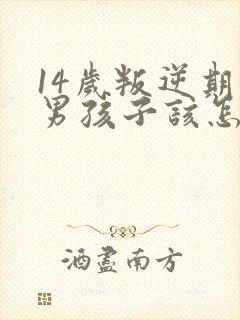 14岁叛逆期的男孩子该怎样去沟通教育