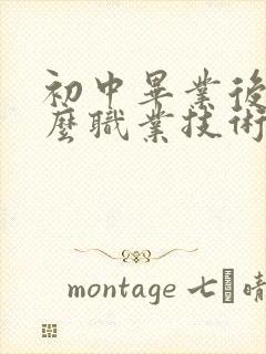 初中毕业后学什么职业技术好