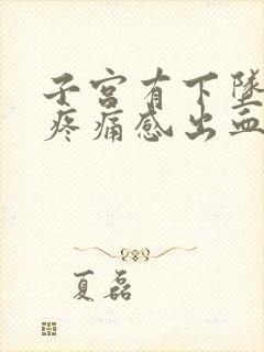 子宫有下坠轻微疼痛感出血