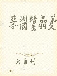 亚洲精品第一综合国产99久久久