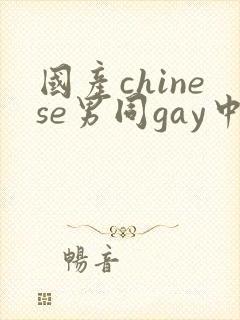 国产chinese男同gay中国帅哥网站