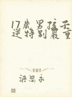 17岁男孩子叛逆特别严重怎么办