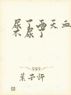 尿了两天血尿就不尿了