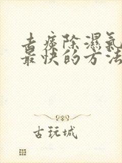 去痰除湿气最好最快的方法