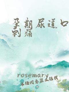 孕期尿道口有点刺痛