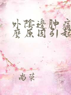 外阴边肿痛是什么原因引起的