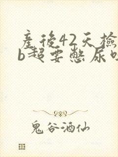 产后42天检查b超要憋尿吗