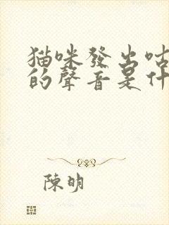 猫咪发出咕噜噜的声音是什么意思