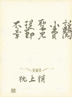 不从圣小说最新章节免费阅读