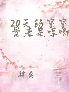 20天的宝宝睡觉老是哼唧使劲睡不踏实