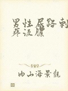 男性尿路刺痛尿疼流脓