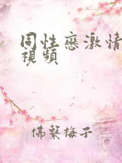 同性恋激情试爱视频