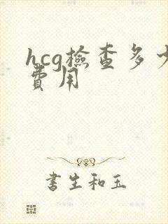 hcg检查多少费用