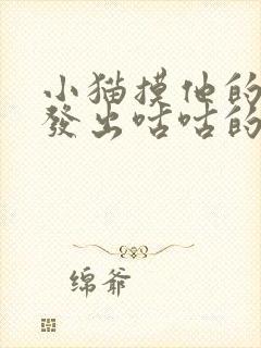 小猫摸他的时候发出咕咕的声音