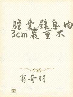 胆囊壁息肉0.3cm严重不