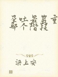 孕吐最严重的是哪个阶段