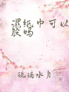 湿纸巾可以擦屁股吗