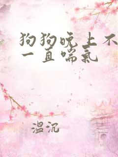 狗狗晚上不睡觉一直喘气