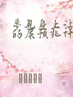 梦见身上沾自己的屎预兆什么