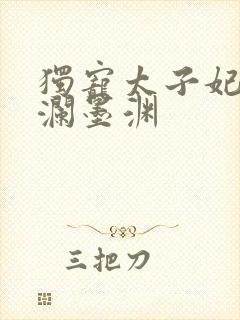 独宠太子妃月千澜墨渊