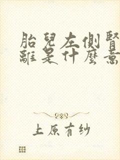 胎儿左侧肾盂分离是什么意思