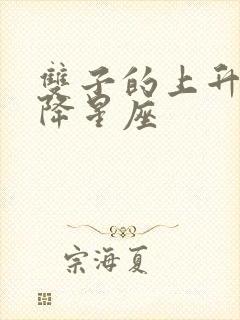 双子的上升和下降星座