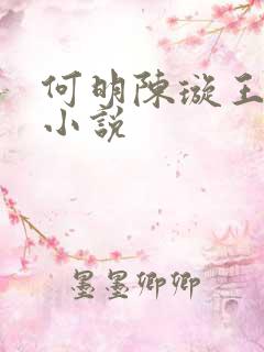 何明陈璇王雨馨小说