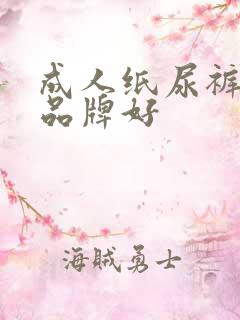 成人纸尿裤什么品牌好