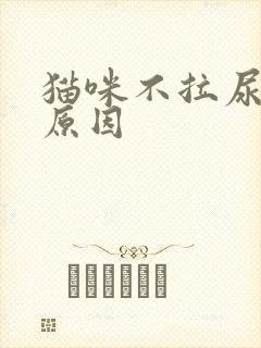 猫咪不拉尿什么原因