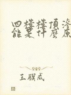 四楼楼顶渗水可能是什么原因