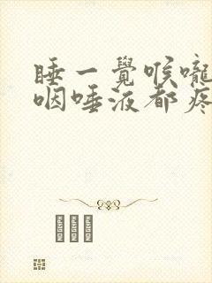 睡一觉喉咙痛,咽唾液都疼