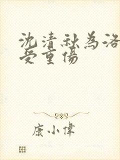 沈清秋为洛冰河受重伤