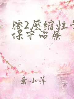 腰2压缩性骨折保守治疗