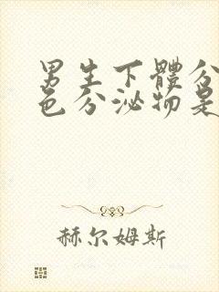 男生下体分泌白色分泌物是什么原因