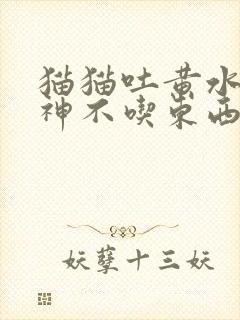 猫猫吐黄水没精神不吃东西老趴着