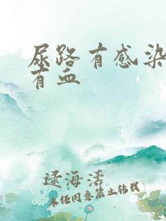 尿路有感染小便有血