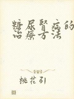 糖尿肾病的中医治疗方法